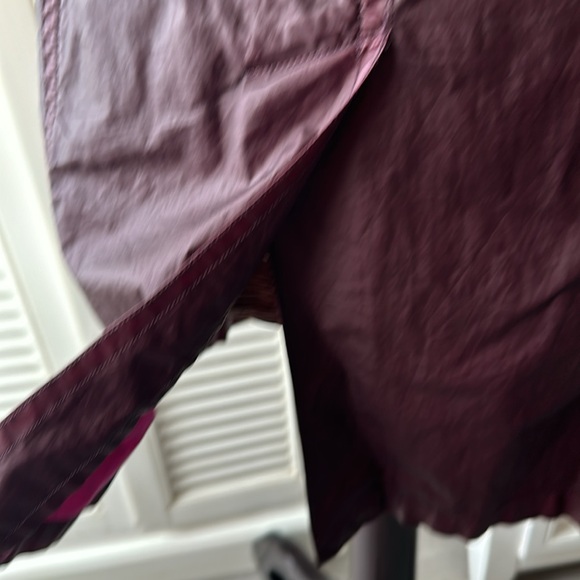 Burberry Brit Burgundy Mid-length trench coat * US 4 * - Picture 4 of 13